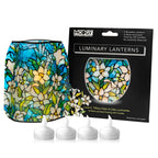 MODGY Luminary Decorative Lanterns for Indoor, Outdoor, Wedding Table Centerpiece Decor 4-Pack, with Flameless Floating LED Cand