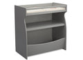 Delta Children 2-In-1 Changing Table And Storage Unit With Changing Pad, Grey