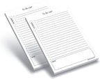 To Do List Notepads (2 Pack, 50 Pages Each) Planner Pads. Todo Checklist W/Priority & Note Sections. Organize & Track Projects,