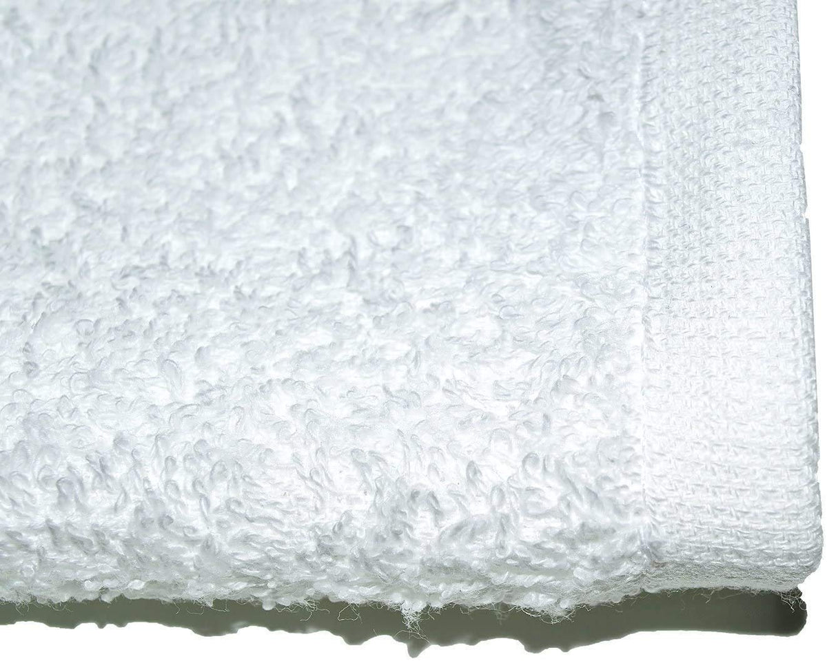 Bc Bare Cotton Eco Cotton Washcloths - Cam Border - White - Set Of 60