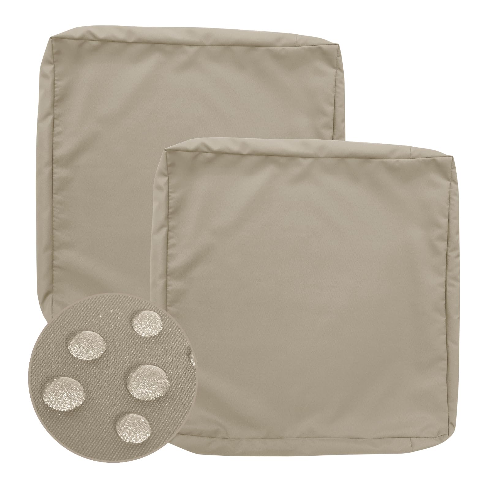 Gueglsa Outdoor Cushion Covers 24X22X4 Inch, Patio Seat Cushion Slipcovers Replacement, High Uv Resistant Chair Cushion Slip Cov