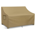 Wleafj Patio Sofa Cover Waterproof, 3-Seater Outdoor Sofa Cover, Heavy Duty Deep Lounge Loveseat Cover, Large Lawn Patio Furniture Covers With Air Vent, 78’’ W X 33’’ D X 32’’ H, Khaki