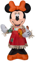 Gemmy 3.5 Airblown Disney Inflatable Minnie Holding Cornucopia