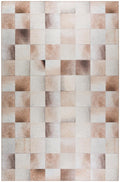 Dalyn Rugs Stetson Patchwork Faux Cowhide Ss10 Khaki 9' X 12'