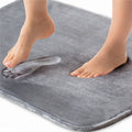 Gorilla Grip Thick Memory Foam Bath Rugs, Soft Absorbent Velvet Bathroom Mats, Durable Dots on Underside, Machine Washable, Carp