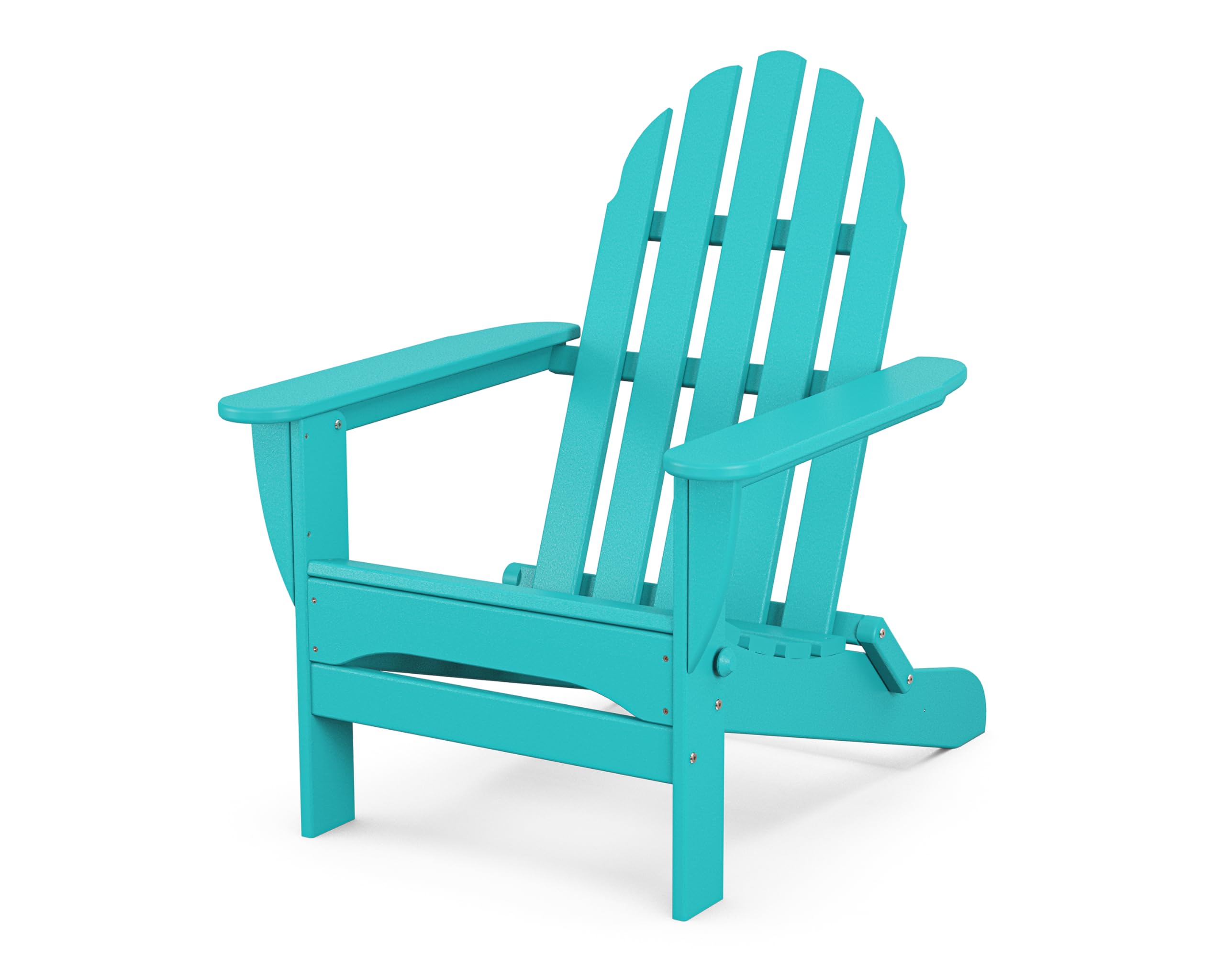 Polywood Ad5030Ar Classic Folding Adirondack Chair, Height: 35.00' - Width: 29' - Depth: 35.00', Aruba