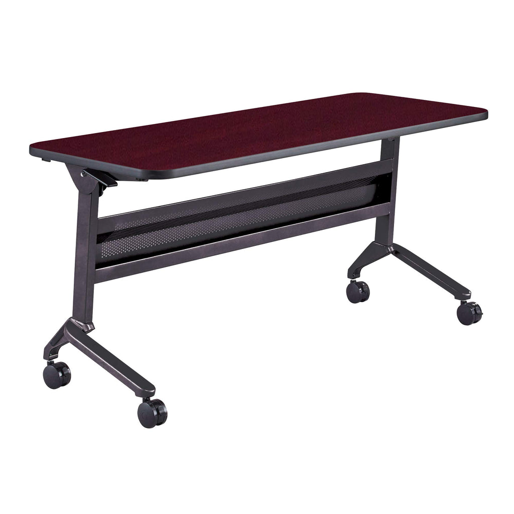 Safco Products Flip-N-Go Training Table, Regal Mahogany