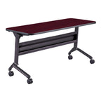 Safco Products Flip-N-Go Training Table, Regal Mahogany