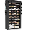 Mavivegue Shoe Rack with Cover, 10+1 Tier Tall Shoe Storage
