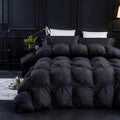 Three Geese Pinch Pleat Goose Feathers Down Comforter King Size Duvet Insert,750+ Fill Power,1200Tc 100% Cotton Fabric,Premium B