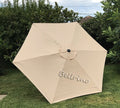 Bellrino Decor Replacement Strong & Thick Umbrella Canopy For 9Ft 6 Ribs (Canopy Only) (Beige)
