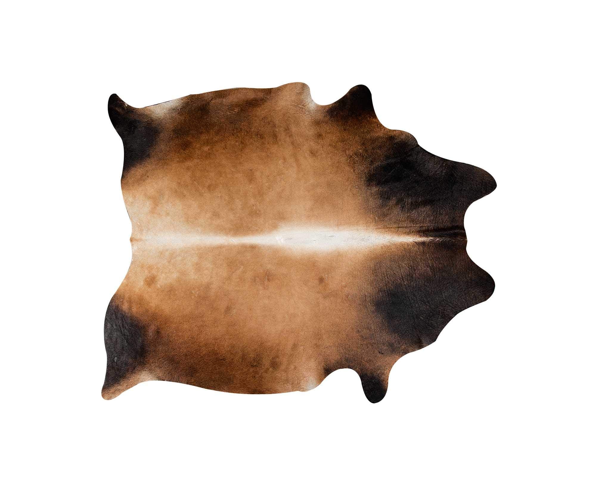 HomeRoots Decor 72' X 84' Cowhide Microsuede Rug - Tan