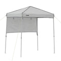 Core Instant Straight Leg Canopy Tent With Adjustable Sun Wall, 6 Ft X 4 Ft , Gray