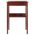 Winsome Ronald High Desk, Walnut, 27.95x21.73x41.89