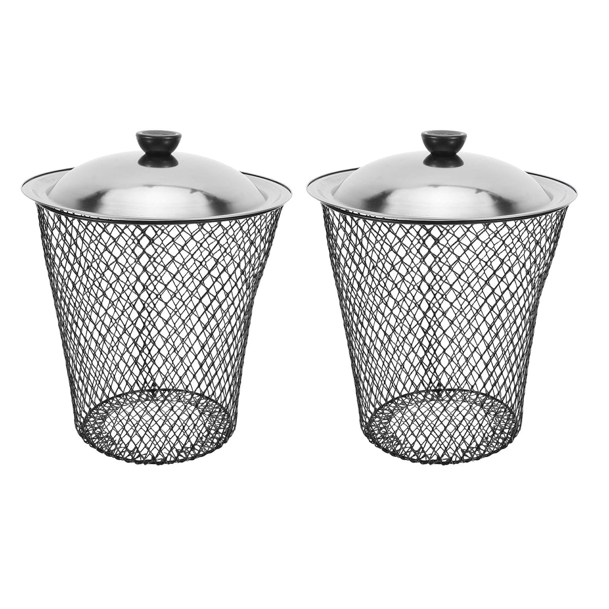 Totority Inground Worm Compost Bin 2 Pack with Lids Ventilated Compost Bins for Garden Waste Kitchen Scraps Backyard Recycling S