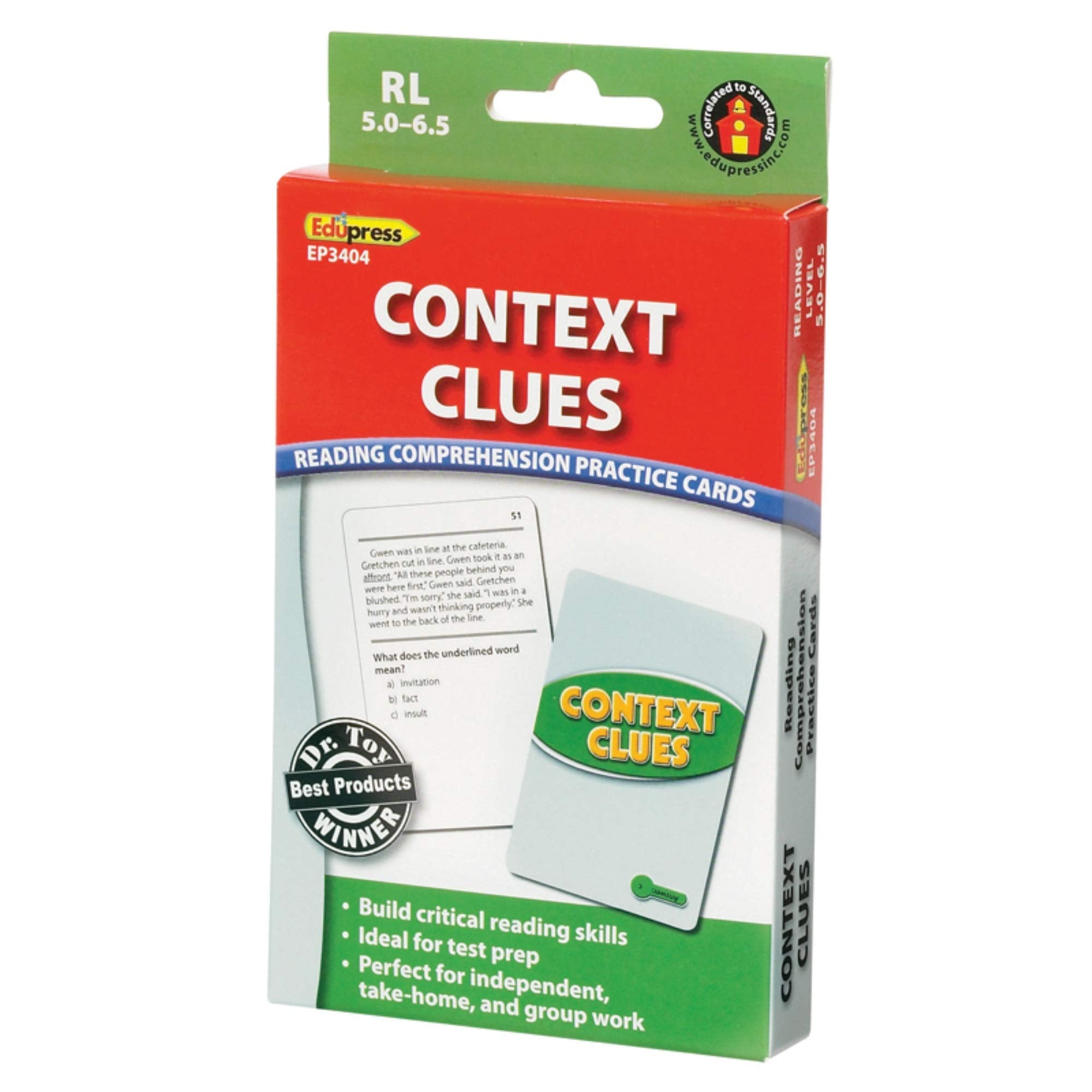 Teacher Created Resources Context Clues Practice Cards