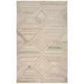Rizzy Home Alora Decor Makalu 9' X 12' Geometric/Solid Tan/Natural Hand-Tufted Area Rug