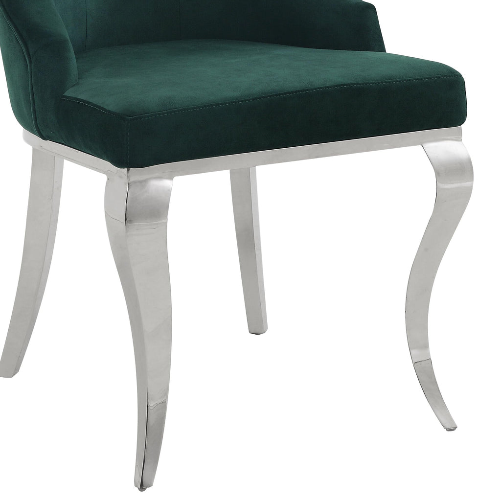 ACME Furniture Set of 2 Fabric Upholstered Side Chairs