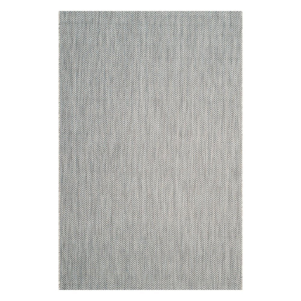 SAFAVIEH Courtyard Collection Area Rug - 9' x 12', Grey & Navy, Non-Shedding & Easy Care, Indoor/Outdoor & Washable-Ideal for Pa