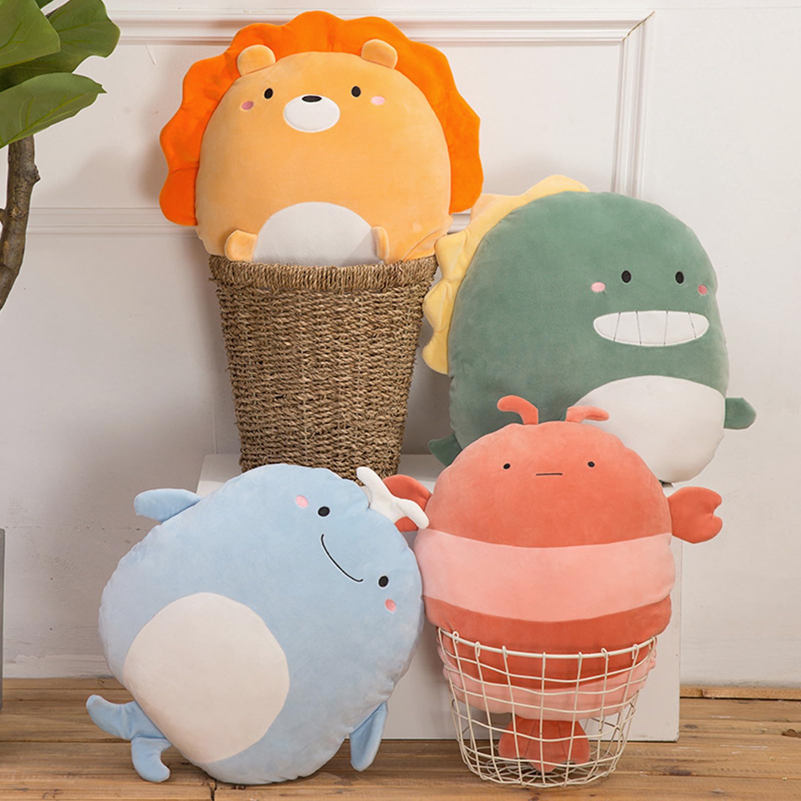 Penguin Plush Pillow, 16 Inch Kawaii Penguin Stuffed Animal Toy Cute Penguin Plushie Animal Pillows Gifts For Boys And Girls