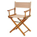 Casual Home Directors Chair ,Honey Oak Frame/Tan Canvas,18 - Classic Height