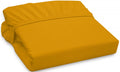 Royale Linens 300 Thread Count 100% Long Staple Combed Cotton Fitted Sheet - Super Soft Deep Pocket Bottom Sheet - Yellow Fitted