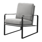 Neos Modern Furniture Accent Chair, Light Gray