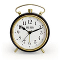 Westclox Big Ben Classic Battery Operated Alarm Clock with Luminous Hands Large Easy Read Dial Loud Alarm Vintage Metal Case Gla