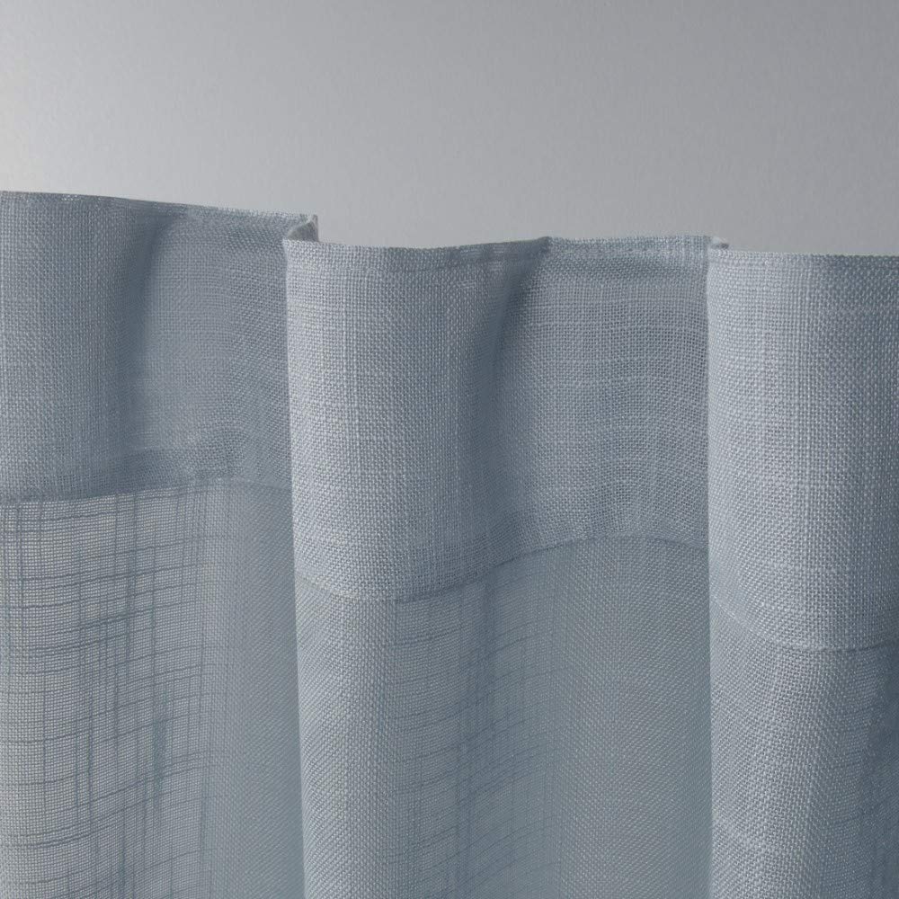 Exclusive Home Curtains Bella Window Curtain Panel Pair With Hidden Tab Top, 54X84, Melrose Blue, 2 Count