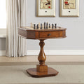 Benzara Modish Game Table, Cherry