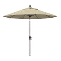 California Umbrella Gscuf908117-5422 9' Round Aluminum Pole Fiberglass Rib Market Patio Umbrella, 9-Foot, Antique Beige
