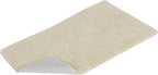 Tache 31 X 48 Inches Solid French Vanilla Ivory Thin Floor Bathroom Bath All Area Doormat Kitchen Rug Mat