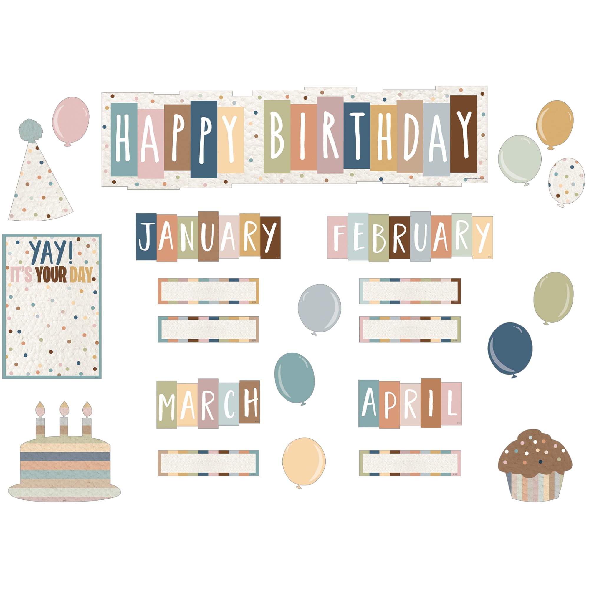 Teacher Created Resources Mini Bulletin Board, Everyone Is Welcome Happy Birthday