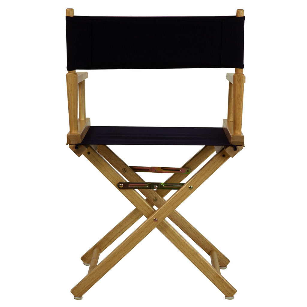 Casual Home 18" Director'S Chair Natural Frame With Navy Canvas
