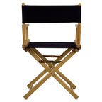 Casual Home 18" Director'S Chair Natural Frame With Navy Canvas
