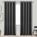 KOUFALL Grey Wide Curtains for Windows,Extra Width 60 x 84 Inch Long,100% Blackout Curtain Blinds for Bedroom Living Room,5 x 7 