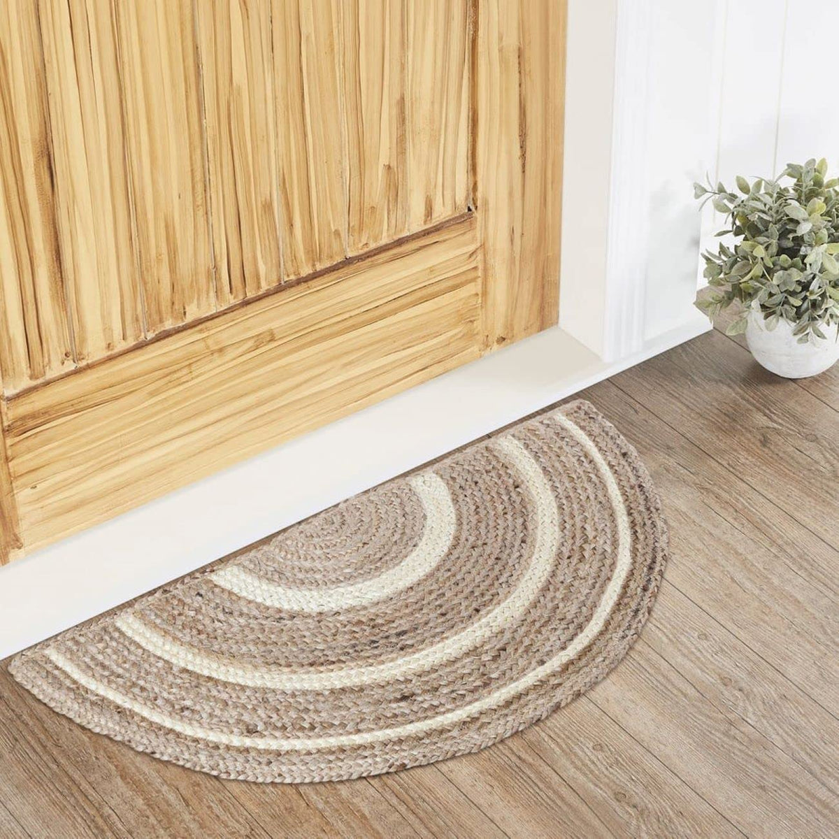 AIESY Live Beautiful Handwoven Jute Rug, Reversible Doormat & Bathmat for Bedroom, Living Room and Home Entrance for All Seasons
