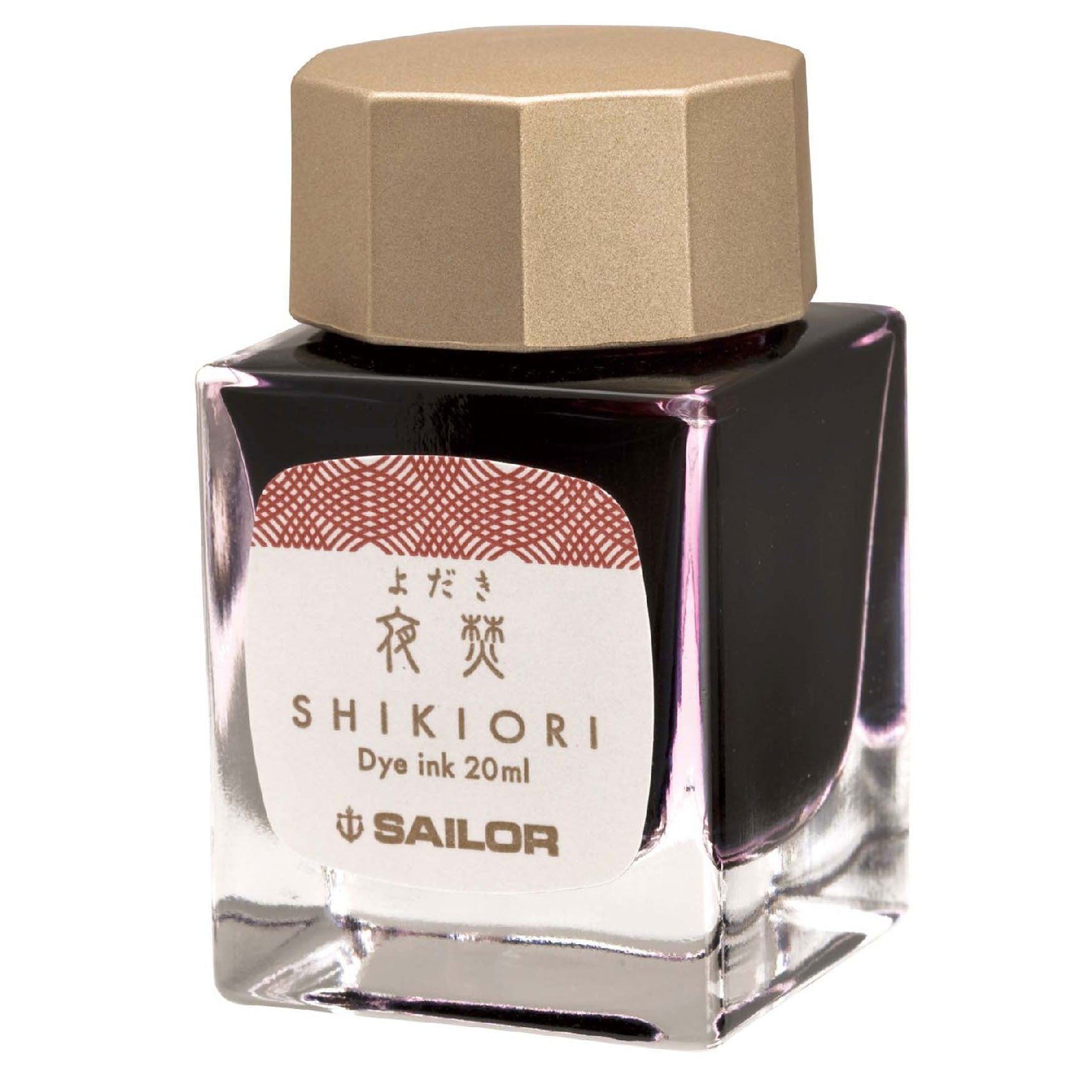 Sailor Fountain Pen, Bottled Ink, Four Seasons, Moonlight Surface, Night Burn, 13-1008-218