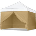 Abccanopy Side Wall 10X10, Beige (4 Walls Only, Not Including Frame And Top)