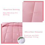 Downcool Queen Comforter Set -All Season Bedding Comforters Sets With 2 Pillow Cases-3 Pieces Bedding Sets Queen -Down Alternati