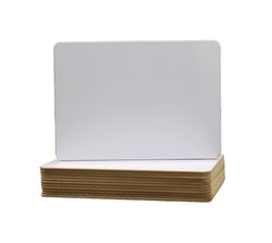 Two-Sided Dry Erase Marker Boards, 6 x 9, Class Pack of 12