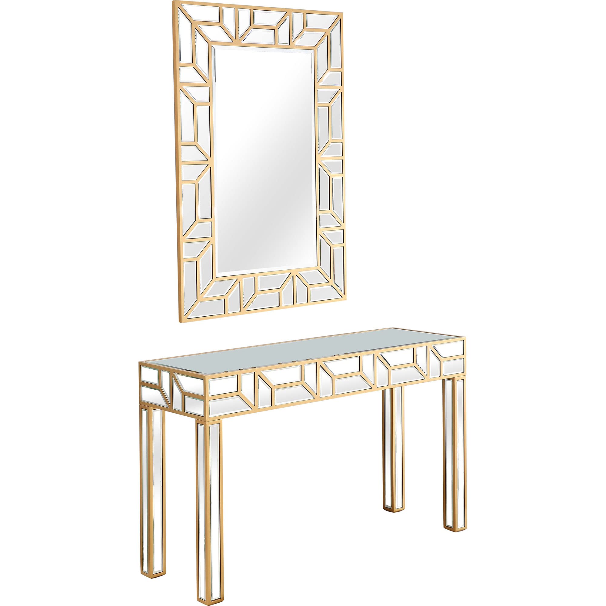 Cassandra Wall Mirror and Console
