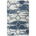 Rizzy Home Alora Decor Honey 8'6"X11'6" Geometric Blue/Ivory Hand-Tufted Area Rug