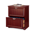 Realspace Magellan 23-1/2W x 16-9/16D Lateral 2-Drawer File Cabinet, Classic Cherry