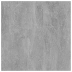 vidaXL Engineered Wood Bookshelf Boards Set of 8, Concrete Gray, Easy to Clean, Multipurpose Furniture Panel, 15.7"x15.7"x0.6"