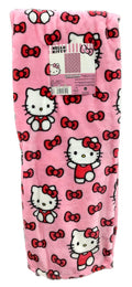 NORTHWEST Hello Kitty Throw Blankets - Cloud Throw 60 x 70, Pink - Hello Kitty amid Red Bows