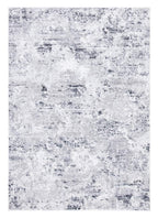 SAFAVIEH Amelia Collection Area Rug - 5'3'' x 7'6'', Grey & Ivory, Modern Abstract Design, Non-Shedding & Easy Care, Ideal for H
