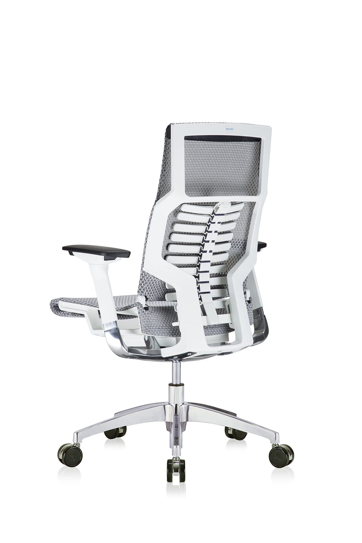 Eurotech Seating Powerfit White Frame-All Mesh Desk Chair