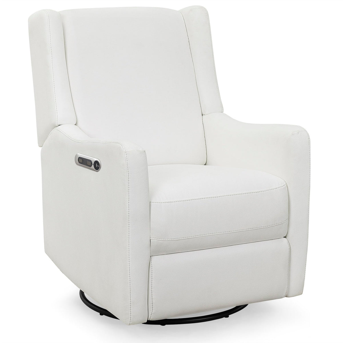 Delta Children Mercer Electronic Power Recliner and Swivel Glider with USB Port in LiveSmart Performance Fabric - Water Repellen