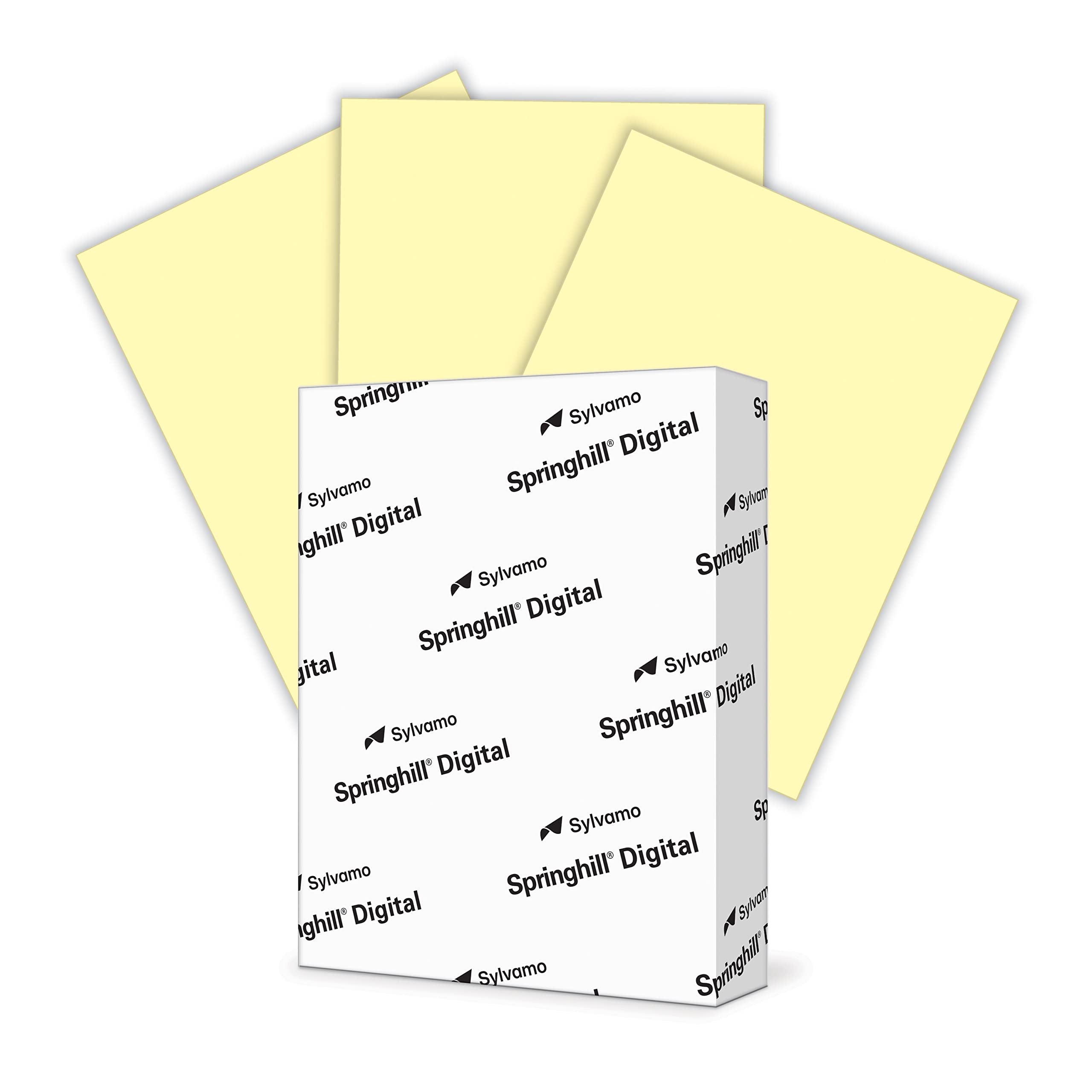Springhill 8.5    X 11    Canary Yellow Copy Paper, 28Lb Bond/70Lb Text, 104Gsm, 500 Sheets (1 Reams) - Colored Printer Paper Wi